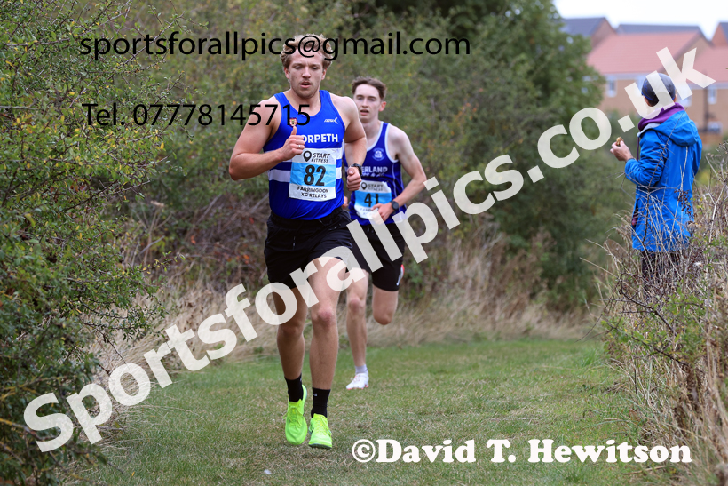 Senior Mens Relay, 2025 Farringdon Cross Country Relays, Sunderland. Photo: David T. Hewitson/Sports for All Pics